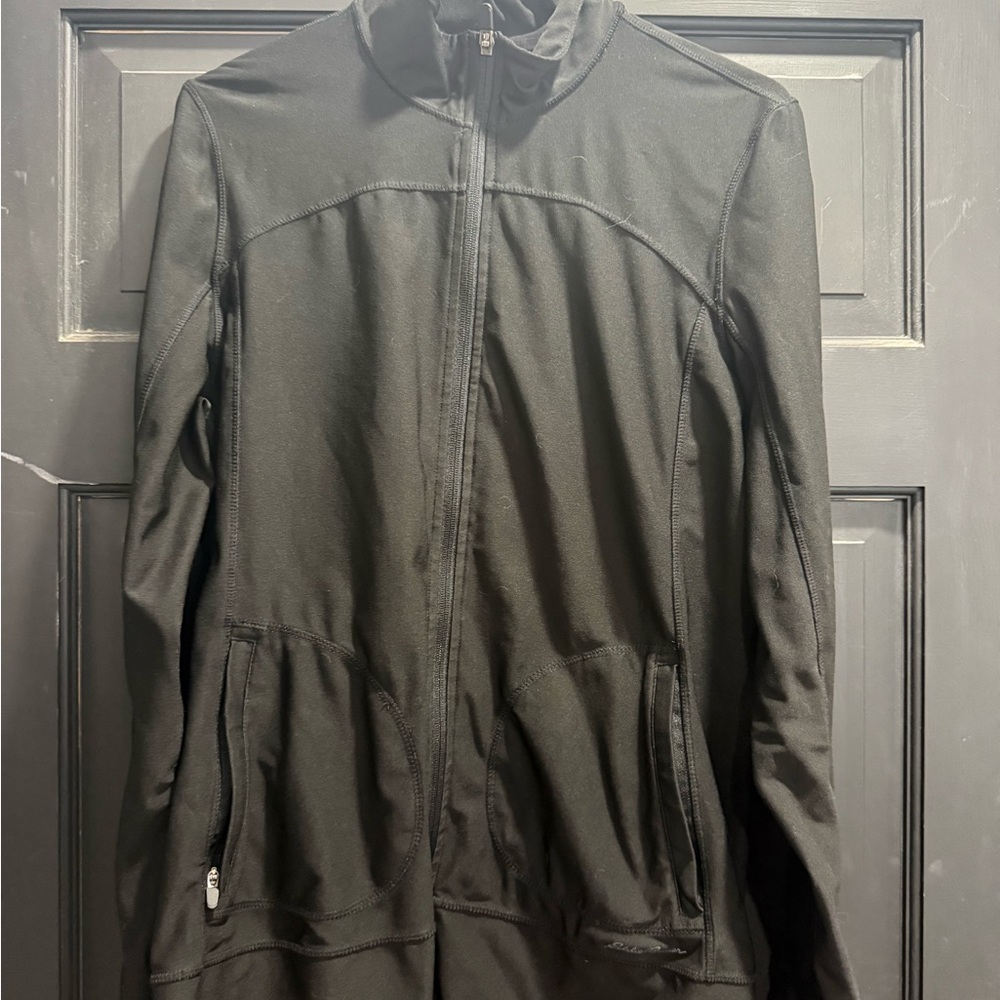 Eddie Bauer Black Zip-Up Jacket